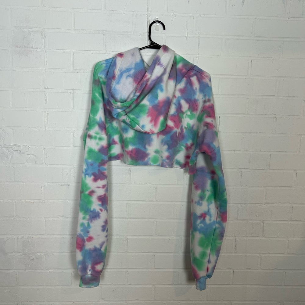 NWT Dolls Kill X Care Bears Collab Cropped Hoodie - Picture 6 of 8